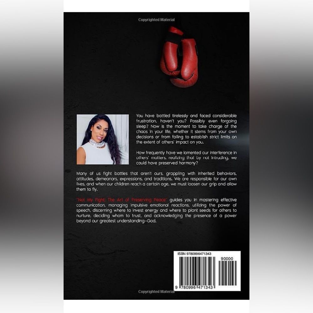 NWT L.A. Owens - Not My Fight:  The Art of Preserving Peace Book Paperback - Picture 3 of 7